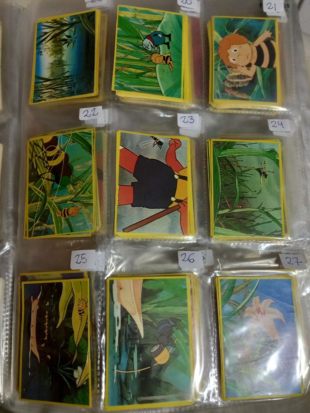 cromos las aventuras de abeja maya - danone