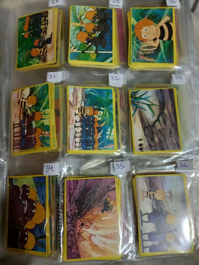 cromos las aventuras de abeja maya - danone