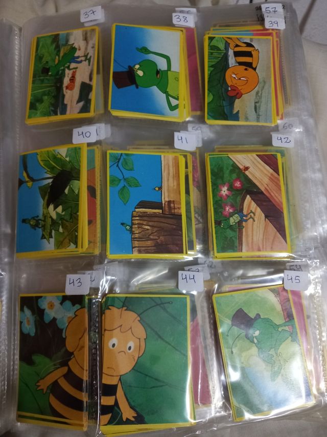 cromos las aventuras de abeja maya - danone