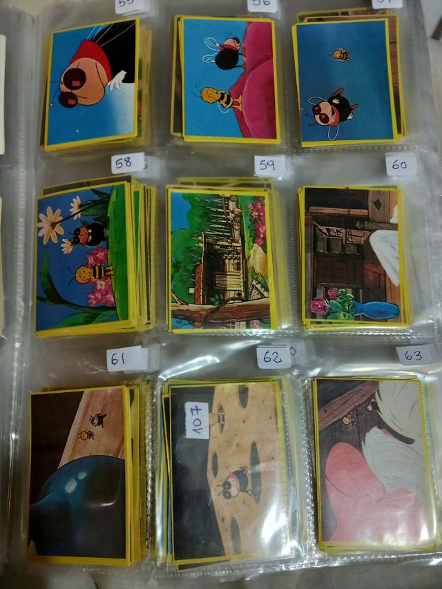cromos las aventuras de abeja maya - danone