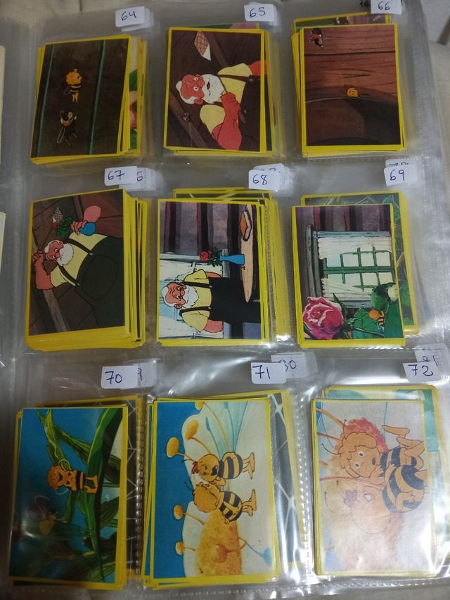 cromos las aventuras de abeja maya - danone