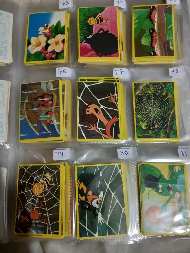 cromos las aventuras de abeja maya - danone