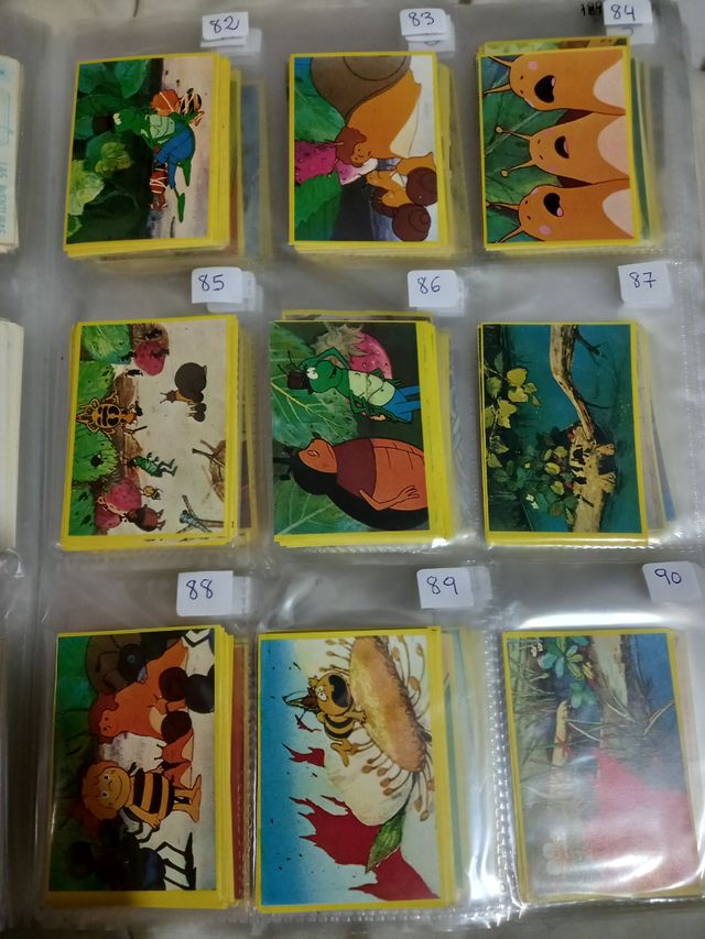 cromos las aventuras de abeja maya - danone