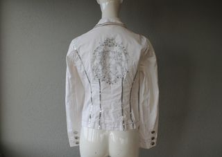 Chaqueta con tachuelas - talla XS - Ver medidas