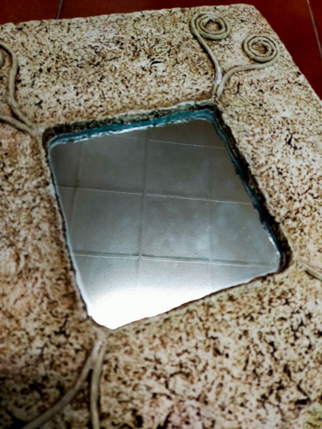 magnífico espejo con marco natural colgar