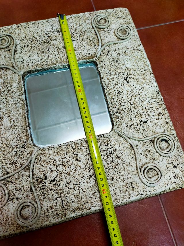 magnífico espejo con marco natural colgar