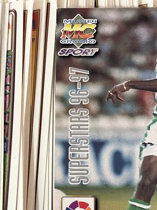 Cromos liga 96/97