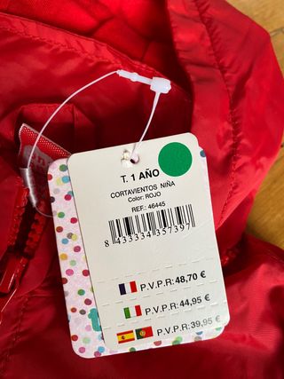 Chaqueta, anorak, talla 1 año