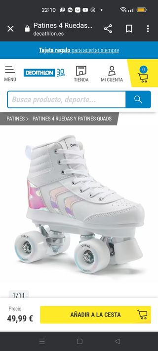 Patines Oxelo talla 32