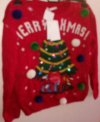 Jersey con luces LED a estrenar 