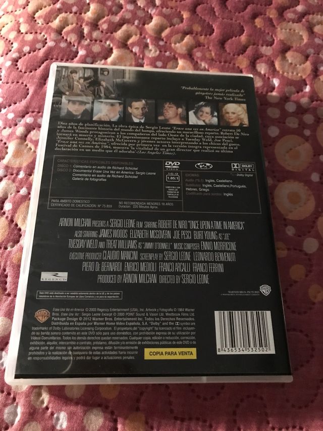 Érase una vez en América edición especial 2 discos