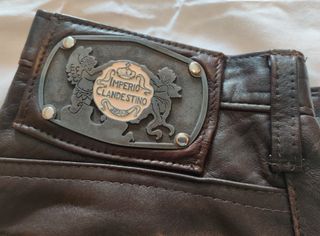 Ofertajeans cuero Imperio Clandestino/Made in UK