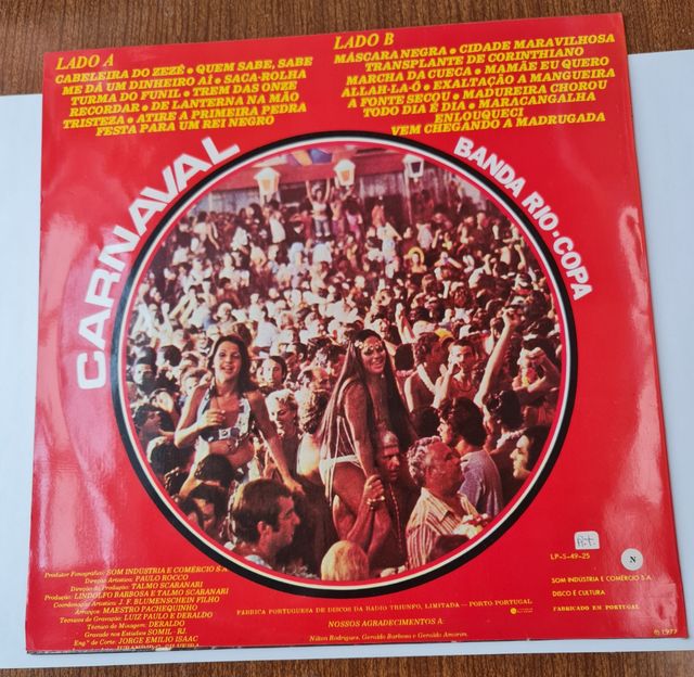 Carnaval banda Rio - Copa Disco vinil 33 rpm