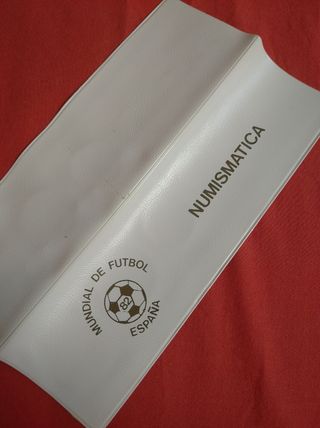 CARTERA ESTUCHE MONEDAS FUTBOL MUNDIAL ESPAÑA'82 