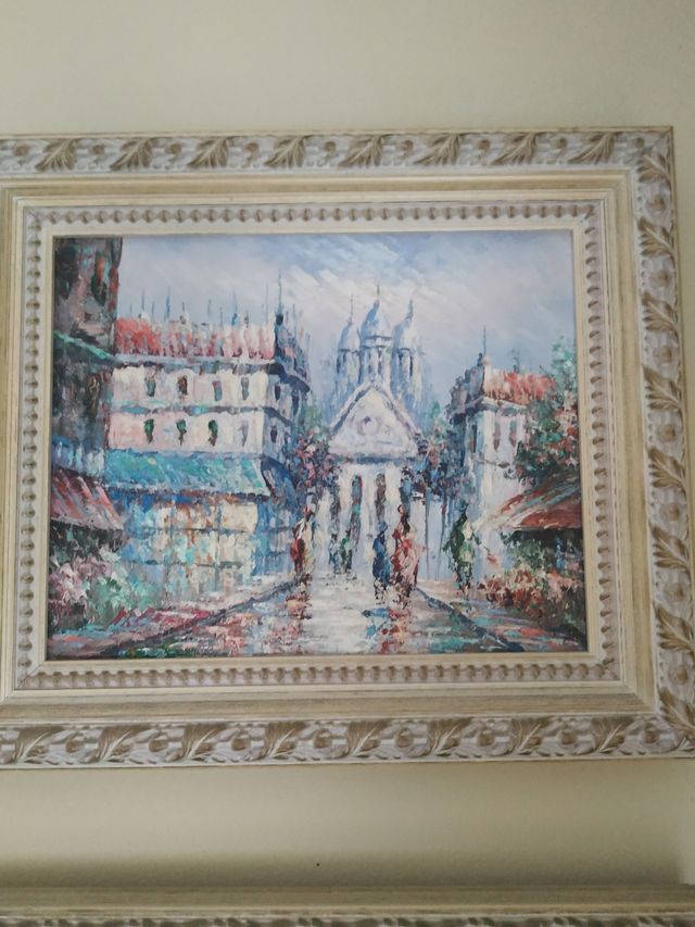 Cuadros óleo enmarcados. Precio negociable