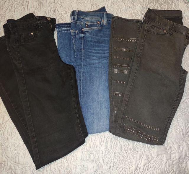 Lote de 3 vaqueros skinny H&M