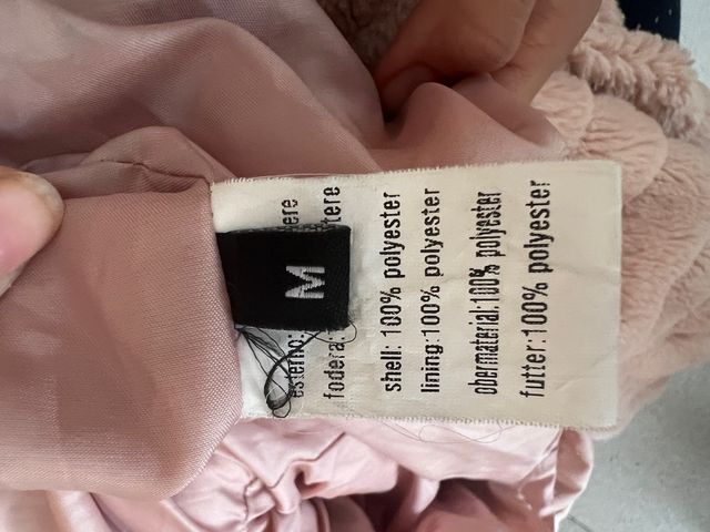 Chaqueta niña de pelo talla M.