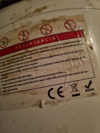 Patín eléctrico Hoverboard con altavoz Bluetooth 