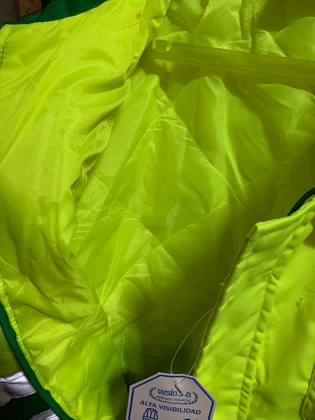 chaqueta trabajo acolchada reflectante