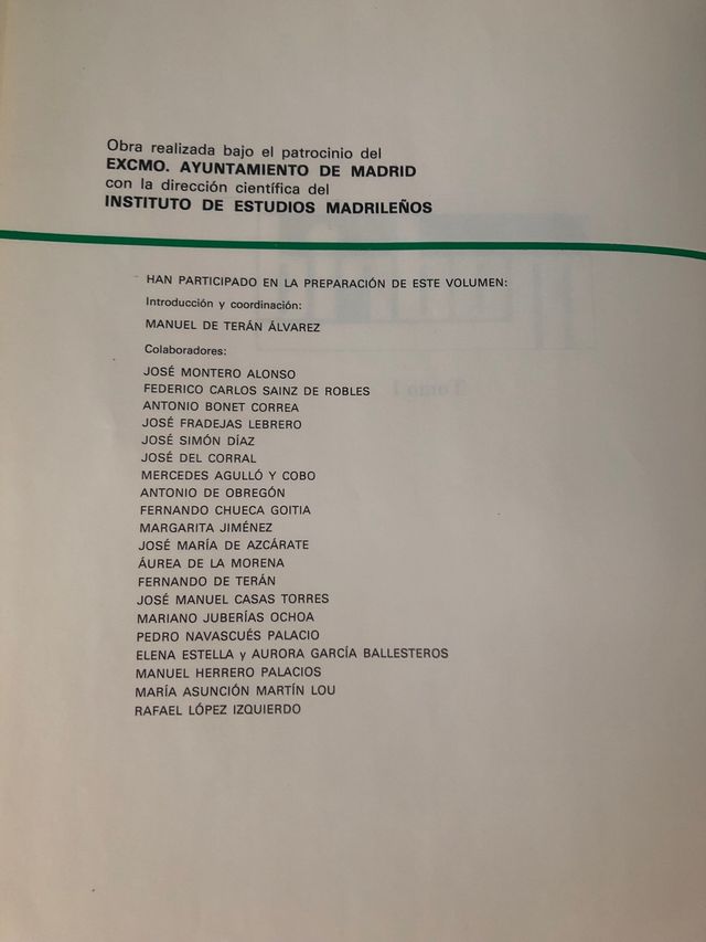 Colección historia de Madrid