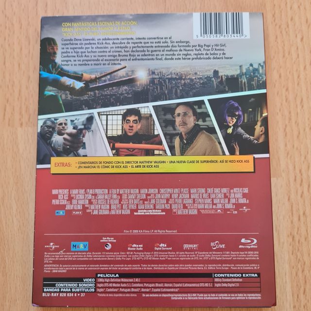 kick-ass, Blu-ray 