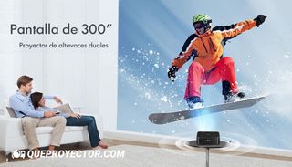 Proyector Full HD 1080 Nativo 300'' ·  A ESTRENAR