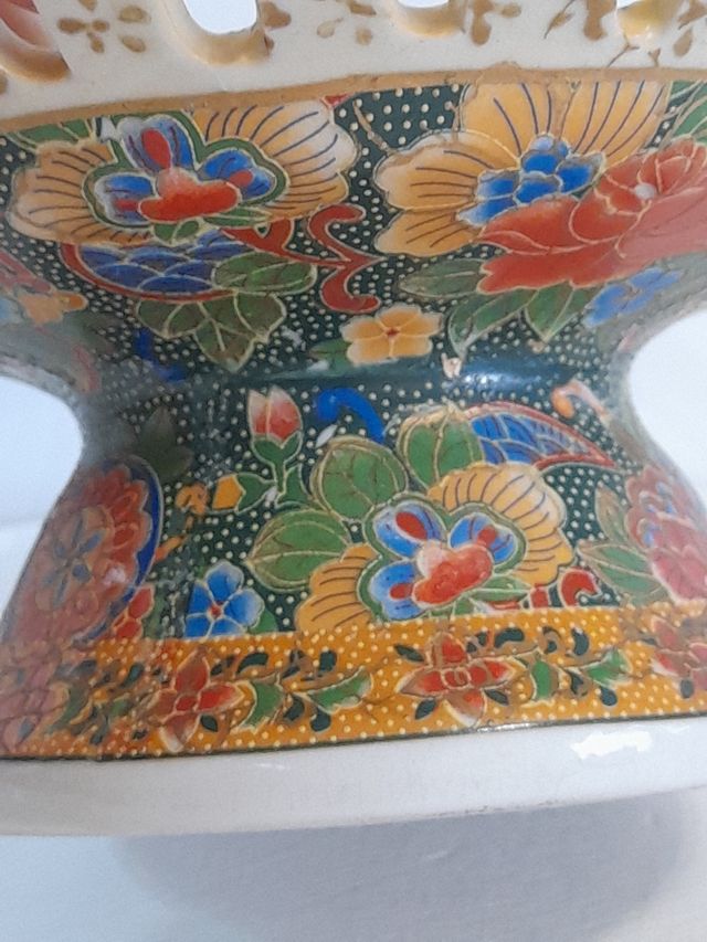 Antica Alzatina Traforata Antic Satsuma Design