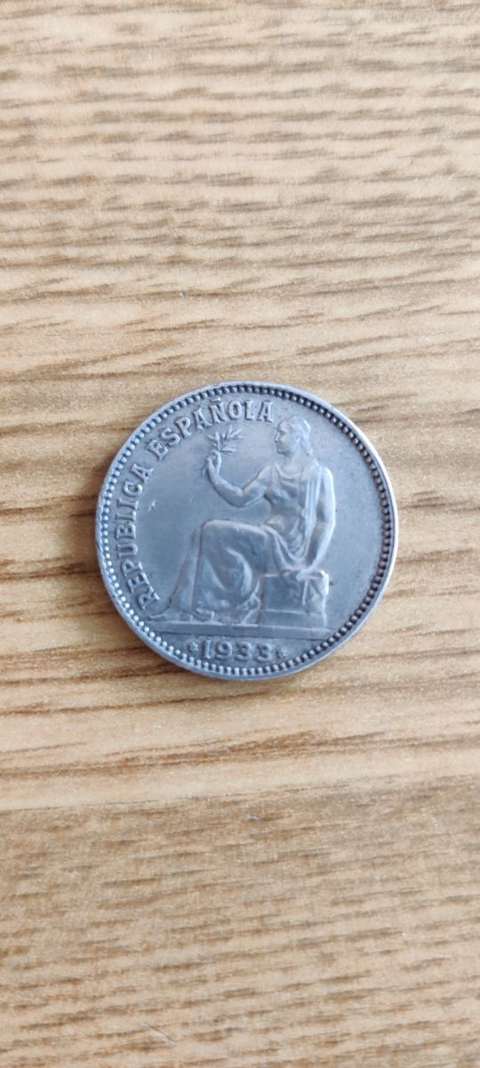 1 peseta 1933 republica española