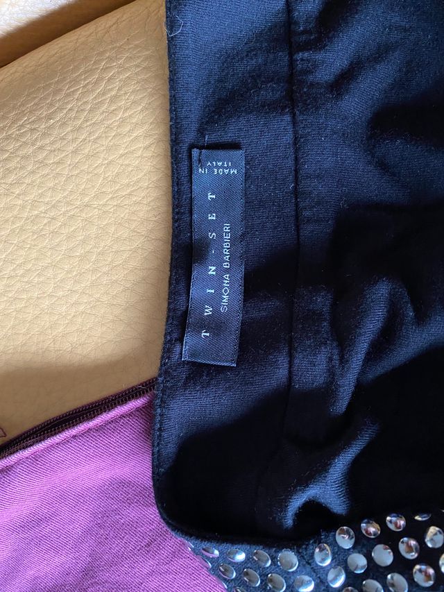 Abito Twinset borchie e fiocco