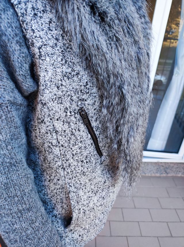 Elegante chaleco gris (talla M) Promod -