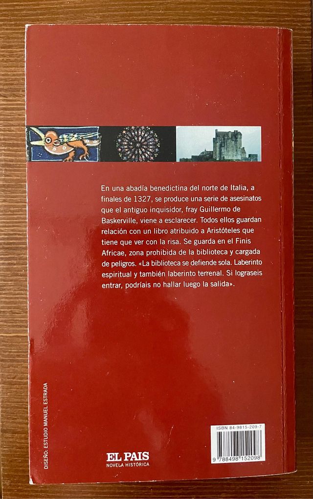 Libro "El nombre De la Rosa"