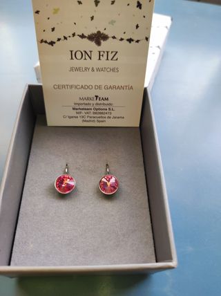 pendientes con Swarovski 