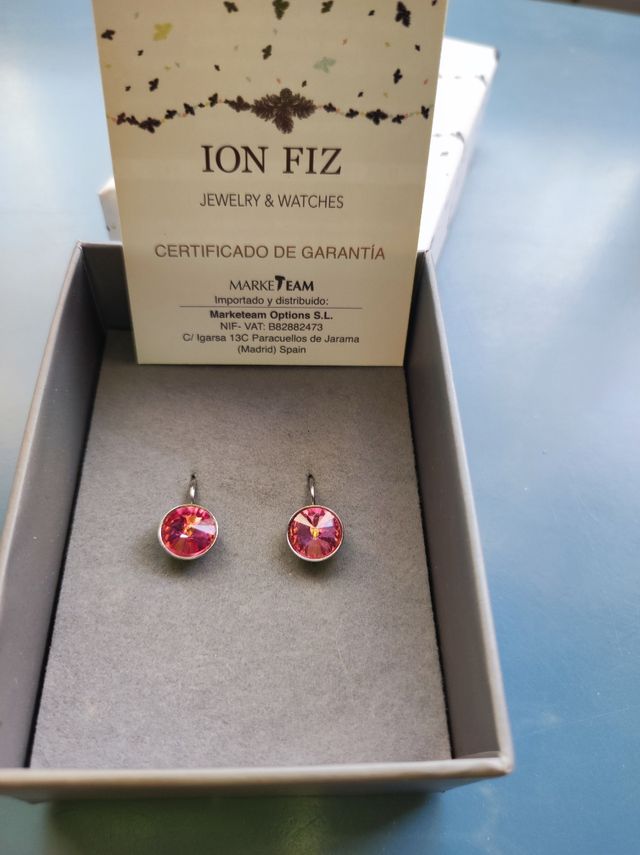 pendientes con Swarovski 