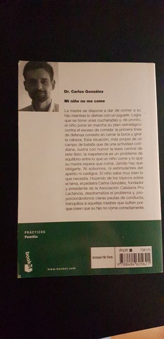 Libro "Mi niño no me come", del Dr. Carlos Gonzále