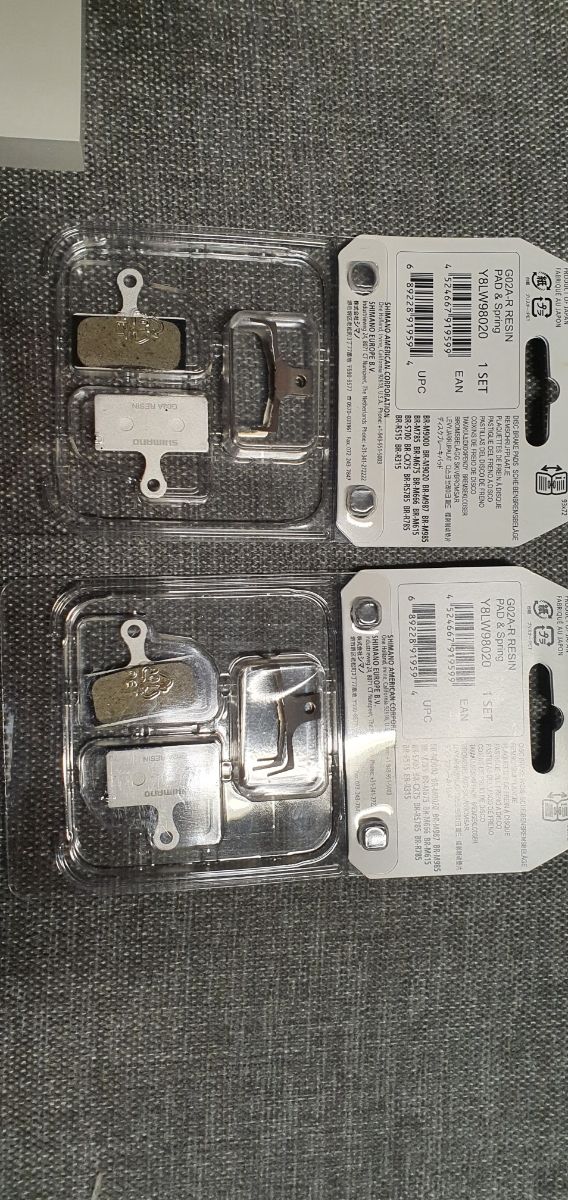 juego pastillas shimano btt