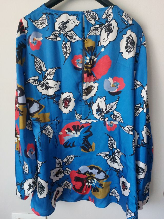 Blusa estampada satinada Amitie