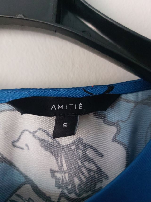 Blusa estampada satinada Amitie