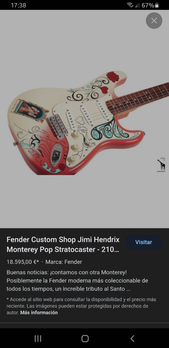 STRATO RITTENHOUSE RELIC CUSTOM MONTEREY HENDRIX