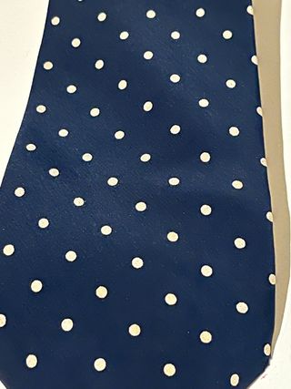 Corbata Furest de topos con fondo azul marino 