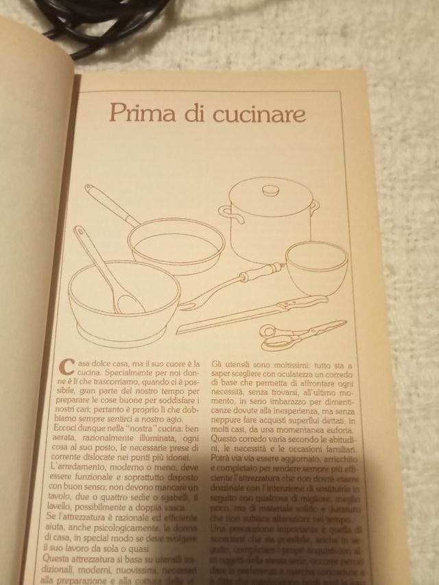 libro di ricette italiane