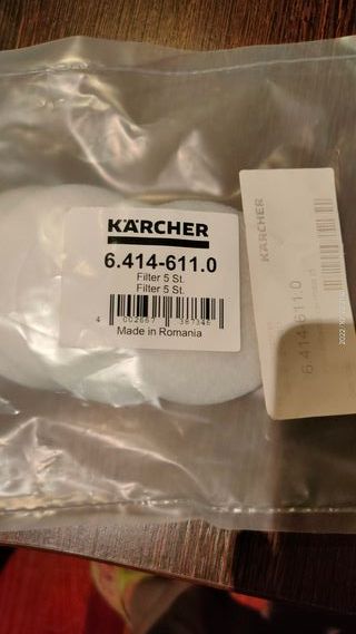 Filtro protector motores Kärcher, nuevo sin abrir