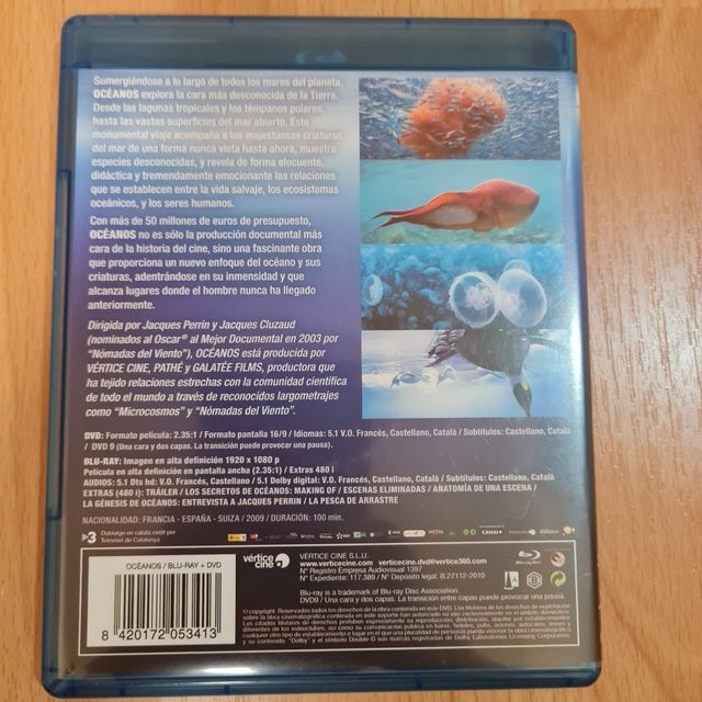 oceanos, Blu-ray