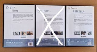 1€/DVD. Lote películas de Cine Español