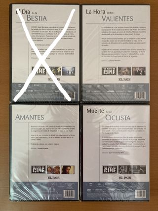 1€/DVD. Lote películas de Cine Español