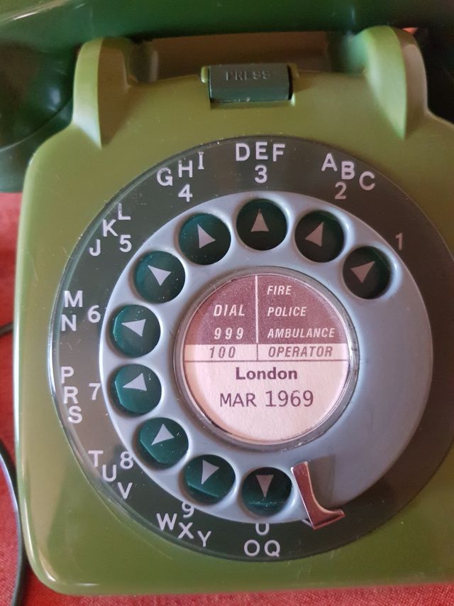 Teléfono inglés años 60 General Post Office