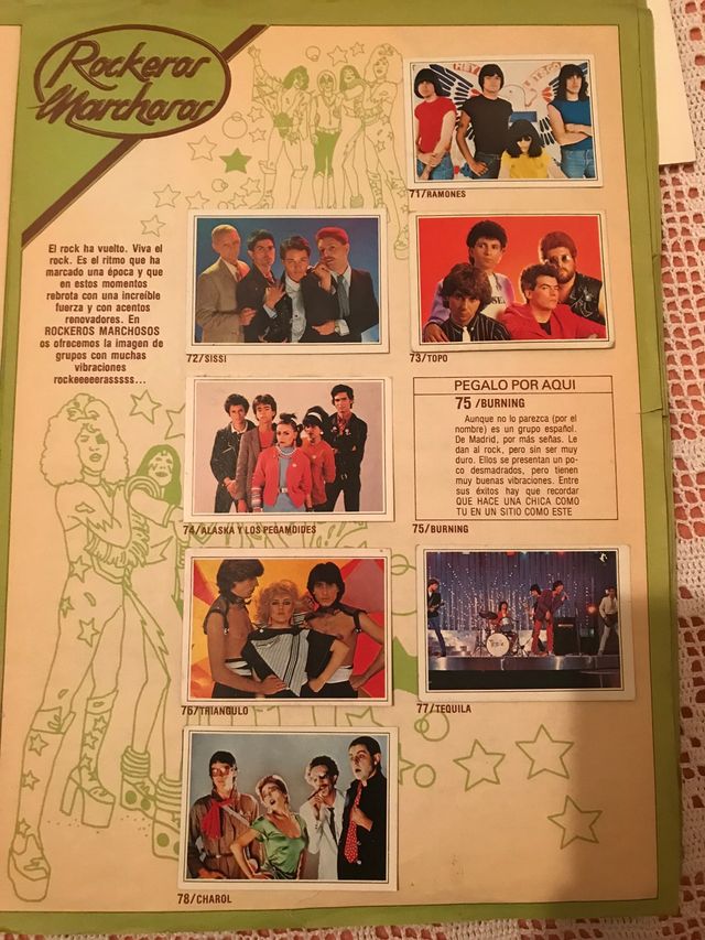 Álbum de cromos Telepop 1981