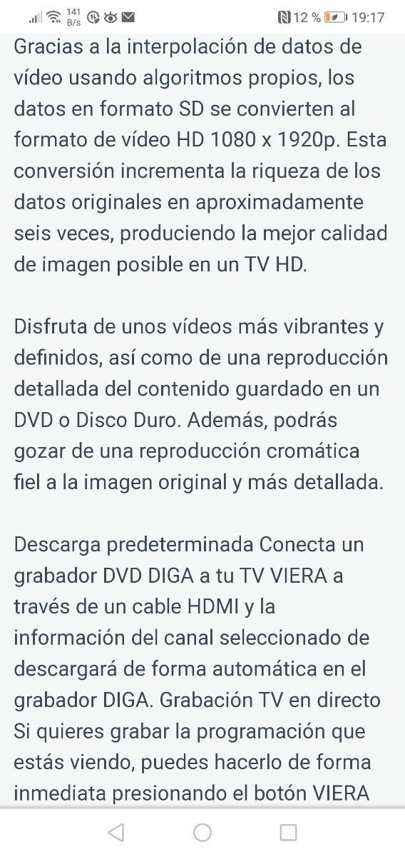 DVD GRABADOR PANASONIC