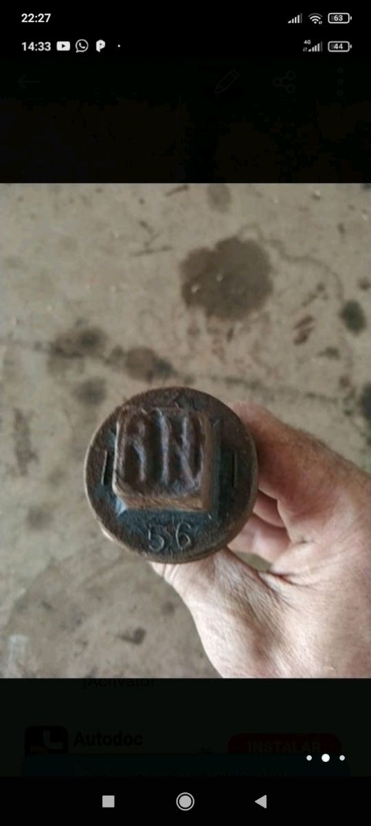 TORNILLOS VIAS TREN ANTIGUOS