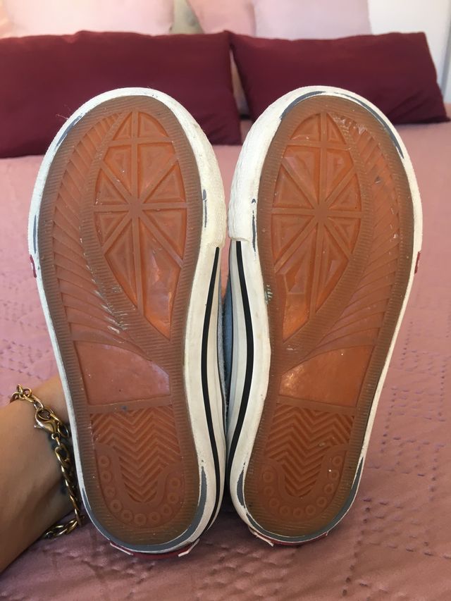 Playeras bota vaquera estilo Converse