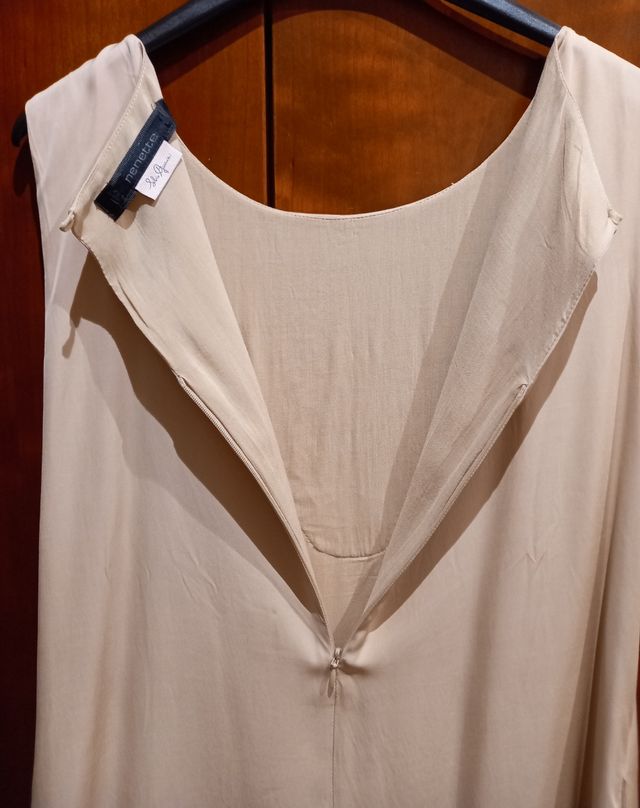 vestito elegante Nenette rosa cipria taglia 44